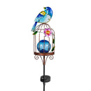 What She Shed Garden Stake, Solar Bird House, 36", CDU