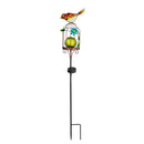 What She Shed Garden Stake, Solar Bird House, 36", CDU