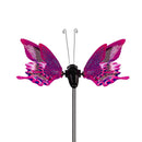 Flutterfly Solar Garden Stake, Pink