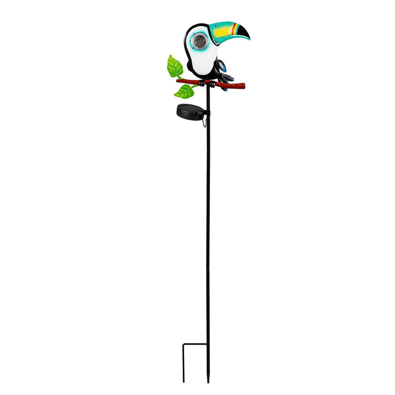 Playful Peepers Solar Garden Stake, Toucan
