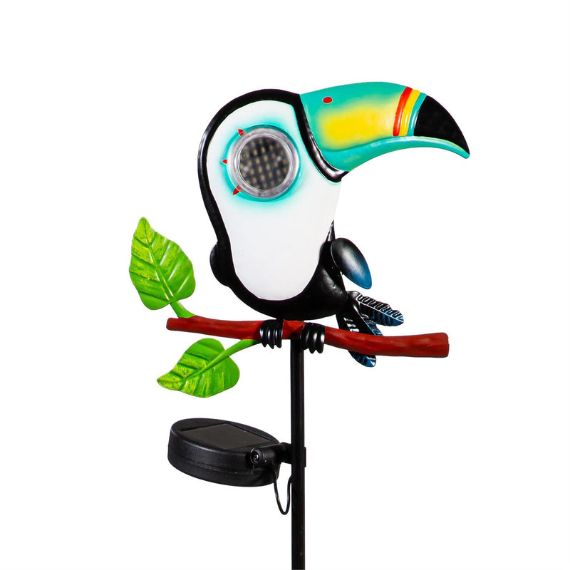Playful Peepers Solar Garden Stake, Toucan