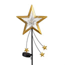 Nativity Garden Stake, Fiber Optic Solar Garden Stake, Star, 35.5"H, Asst of 2, CDU