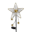 Nativity Garden Stake, Fiber Optic Solar Garden Stake, Star, 35.5"H, Asst of 2, CDU