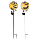 Moonlit Bats Solar Garden Stake, 36"H, CDU