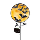Moonlit Bats Solar Garden Stake, 36"H, CDU