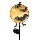 Moonlit Bats Solar Garden Stake, 36"H, CDU