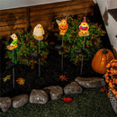 Haunted House Garden Stake, Witchy Warblers Solar Garden Stake, 28"H, CDU