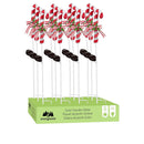 Sugar and Stripes Garden Stake, Solar Garden Stake, Candy Cane, 32"H, CDU