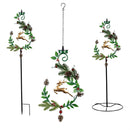 Shades of Green Garden Stake, 4-in-1 Solar Garden Stake, Deer, 48"H
