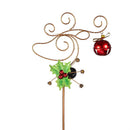 Howdy Holidays Garden Stake, Solar Garden Stake, Jingle Bell Motif, 42"H, Asst of 4, CDU