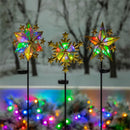 Twas the Night Garden Stake, Solar Garden Stake, Iridescent Star, 35"H, Asst of 3, CDU