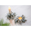 Metal Flower with Candle Holder/Tealight Holder,2 Asst,2thm010