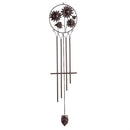 Embossed Metal Sunflowers Rustic Wind Chimes