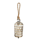 Gold Mosaic Glass Bell Chime