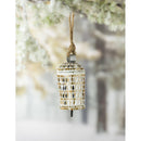 Gold Mosaic Glass Bell Chime
