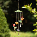 Colorful Metal Birds Hanging Garden Decor,2wc2282