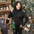 Evergreen Wind,Metal Tree Shaped Bell,  Moose,5x5x26 Inches