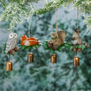 Woodland Animal Resin Garden Bell