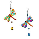 Glass & Metal Dragonfly Hanging Décor