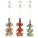 Garden of Wonder Garden Bell, Art Glass, 3-Tiered Bell, Asst of 3