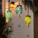 What She Shed Garden Bell, Solar Art Glass, Asst of 3