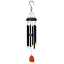 Voice Activated Solar Wind Chime, Black, 33"
