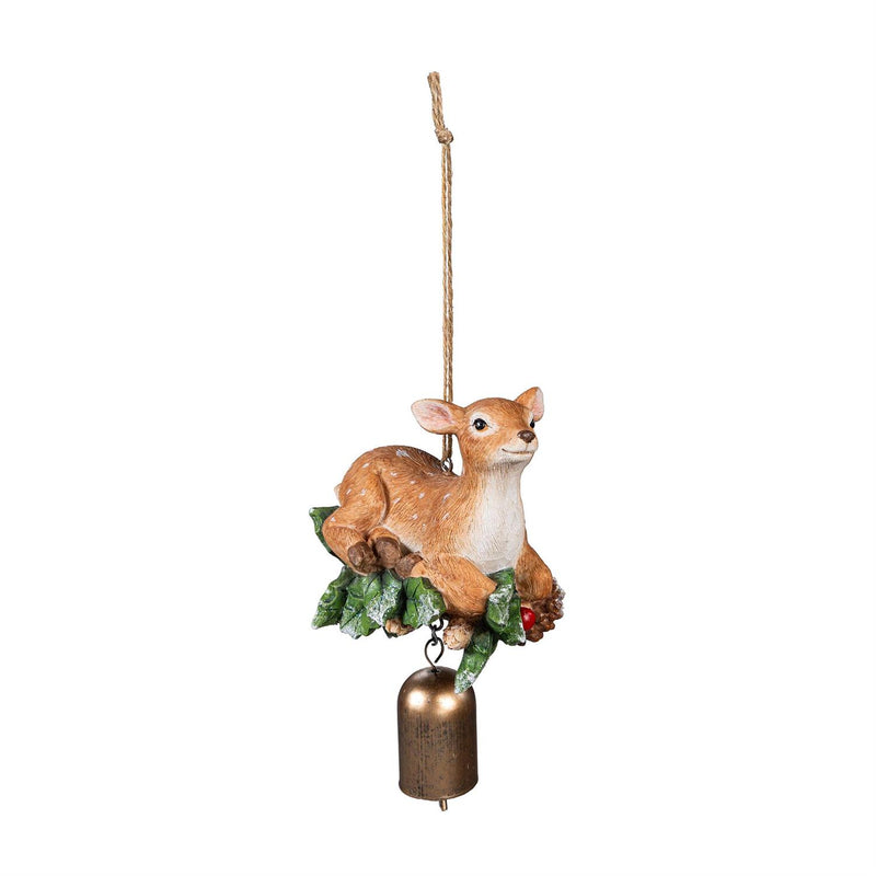 Woodland Storybook Garden Accent, Garden Bell, Resin Forest Animal, Asst of 3