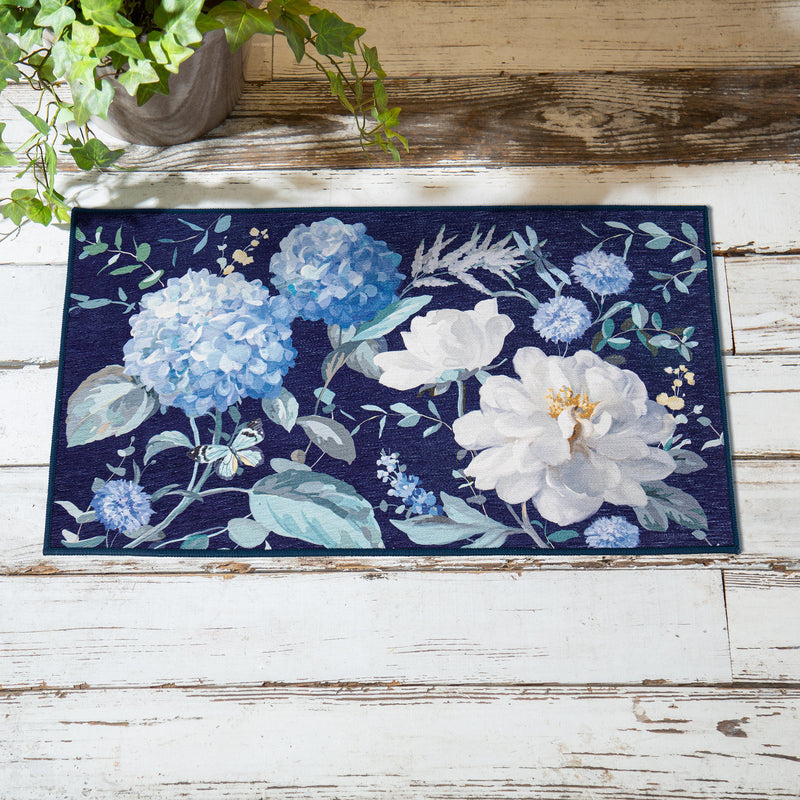 Spring Morning Blooms Washable Indoor/Outdoor Mat