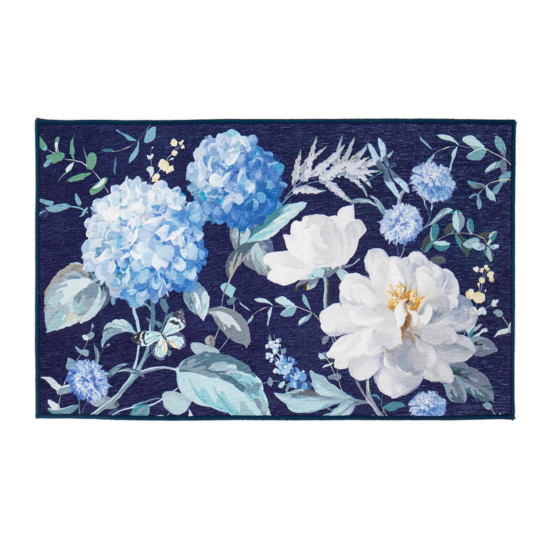 Spring Morning Blooms Washable Indoor/Outdoor Mat