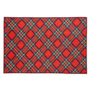 Christmas Tartan Plaid Washable Mat 24'' x 36