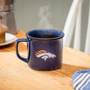 Denver Broncos Ceramic Camp Cup with Enamel Finish, 14oz