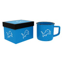 Detroit Lions Ceramic Camp Cup with Enamel Finish, 14oz
