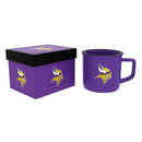 Minnesota Vikings Ceramic Camp Cup with Enamel Finish, 14oz