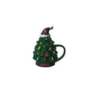 Evergreen Home Accents,18oz. Holiday Tree Cup Gift Set, Tampa Bay Buccaneers,4.84x6.42x7.09 Inches