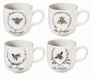 Ceramic Cup, 12 OZ, Bee Sayings, 4 Asst,3amh055