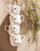 Ceramic Cup, 12 OZ, Bee Sayings, 4 Asst,3amh055