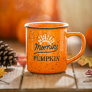 Ceramic Cup, 12 OZ, "Morning Pumpkin"