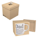 Coffee Cup Funny Title Series Ceramic Cup, Dad, 14oz, Gift Box