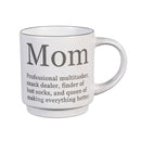 Coffee Cup Funny Title Series Ceramic Cup, Mom, 14oz, Gift Box