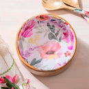 Pastels of Nature Wood Bowl, 9.75"L