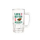 Glass Tankard Cup with Gift Box, Minnesota Wild