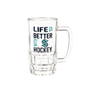 Glass Tankard Cup with Gift Box, Seattle Kraken