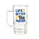 Glass Tankard Cup, with Gift Box, University of Pittsburgh