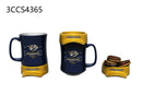 11oz. Ceramic Cup and Coaster Gift Set, Nashville Predators,3ccs4365