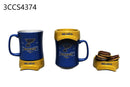11oz. Ceramic Cup and Coaster Gift Set, St. Louis Blues,3ccs4374