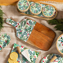 VivaStyle Cutting Board, Rectangular Wood Cutting Board, Festive Foliage, 16"L