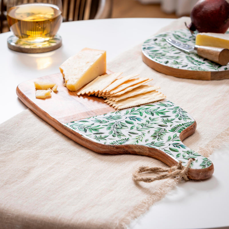 Olive Oasis Wood Cutting Board, 16"L