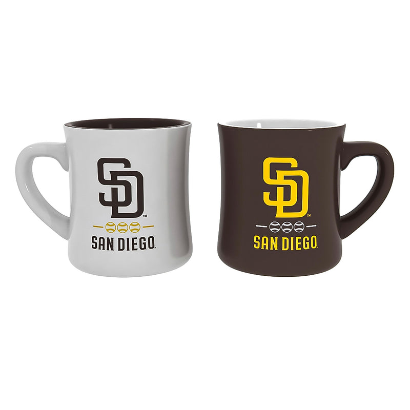 San Diego Padres 10oz Ceramic Cup Set, 2pc
