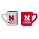 University of Nebraska 10oz Ceramic Cup Set, 2pc