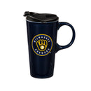 Milwaukee Brewers Boxed Travel Latte Cup, 17oz